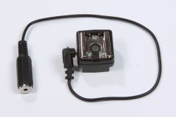 hot shoe adapter, top view